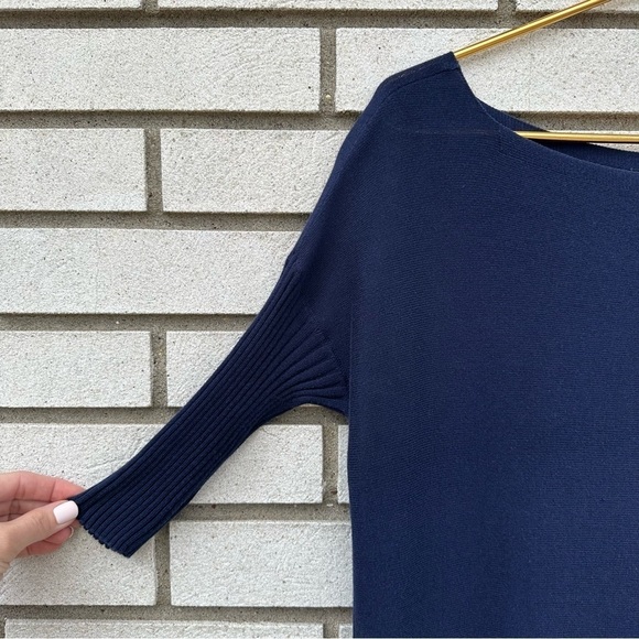 Peruvian Connection Rebelle Tunic Knit Sweater Ink Blue - Picture 3 of 8